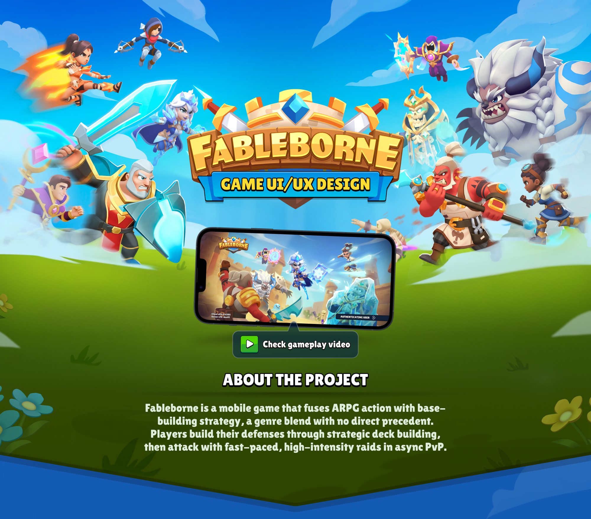 Fableborne Game UI/UX: Introduction