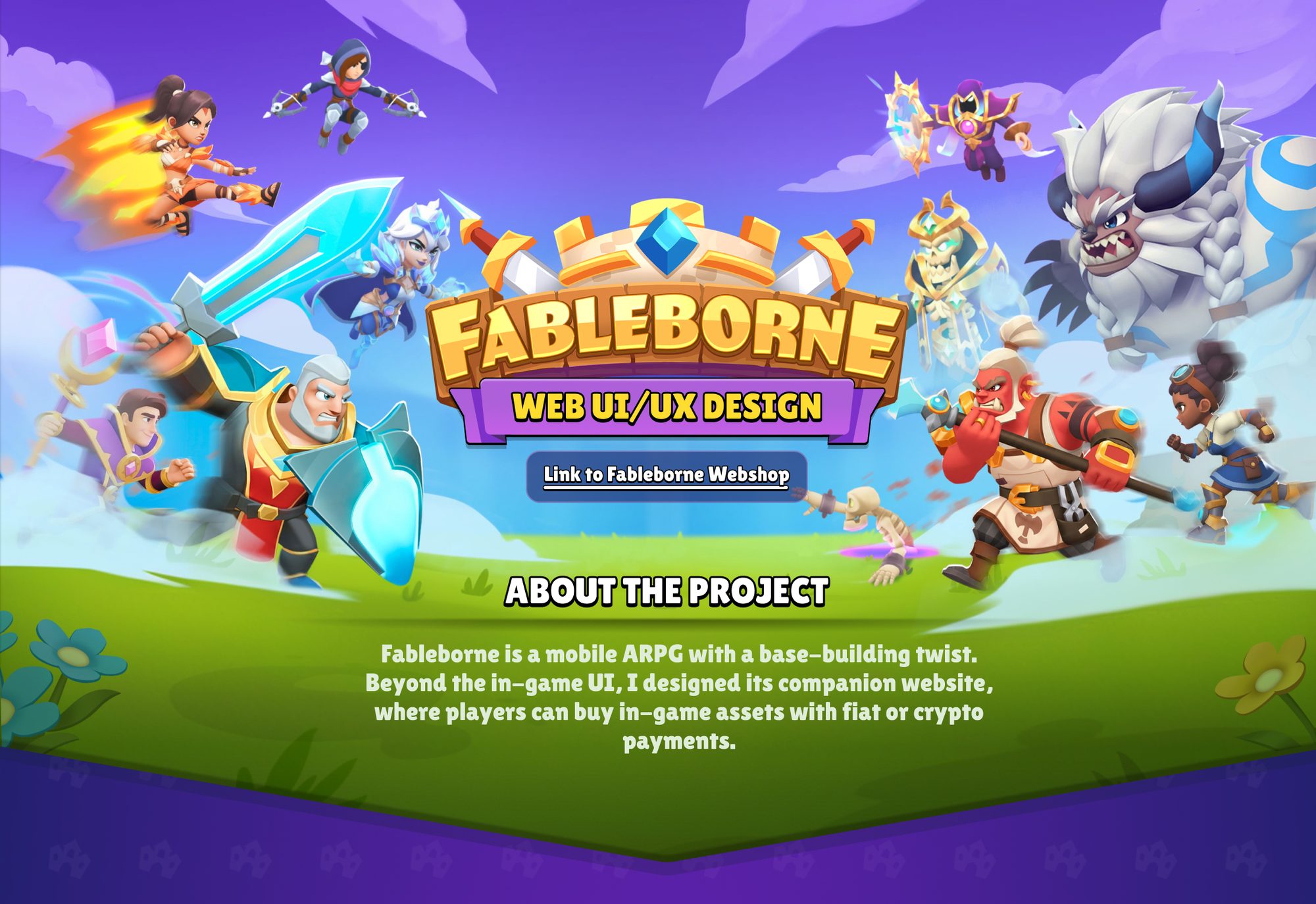 Fableborne Web UI/UX: Introduction